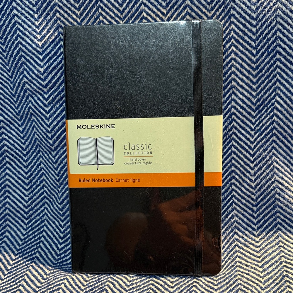 Moleskine Classic Black Notebook with Elastic Band
